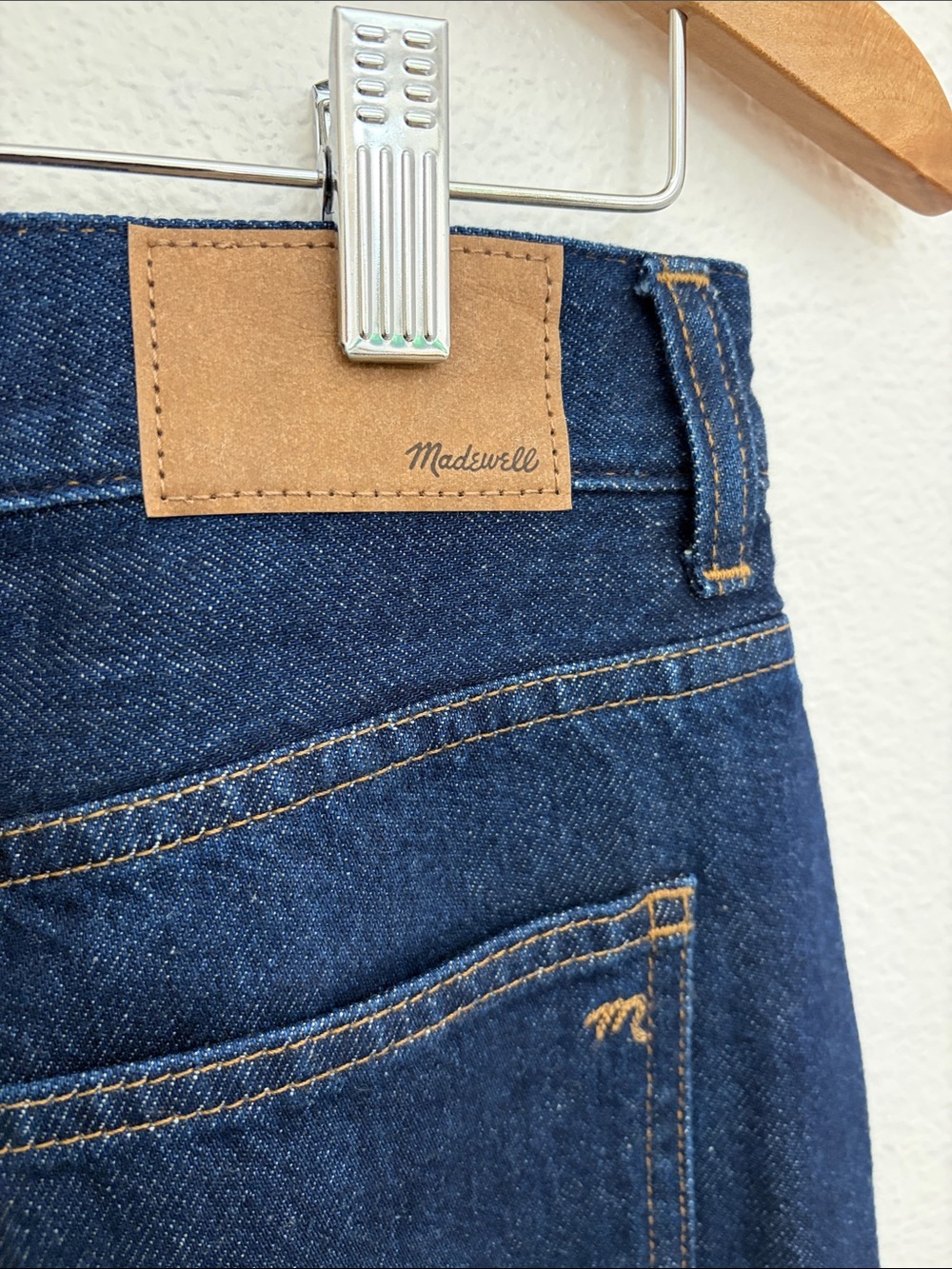 Madewell Dark Blue Superwide-Leg Jeans - Picture 8 of 12